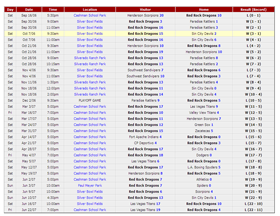 Schedule